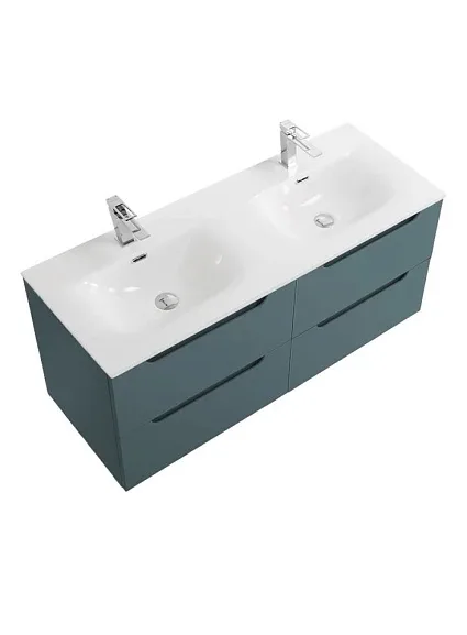 Тумба с раковиной BelBagno Этна (Etna) 120 голубая матовая (раковина BB-8099-120-2)