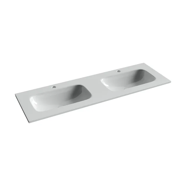 Раковина из сантехнического фарфора Ceramica Nova Грация (Grace) 141 см CN7022 накладная цвет белый