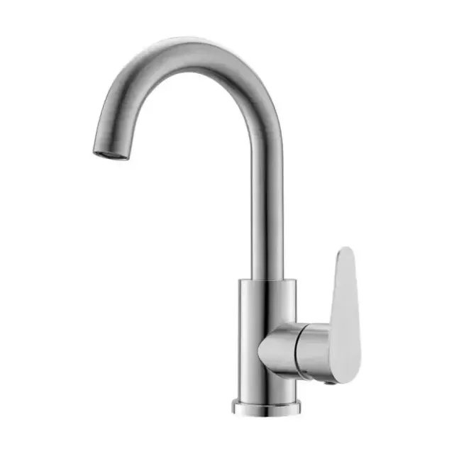 Смеситель Olive’s Olisan Steel ST1002 для раковины сатин