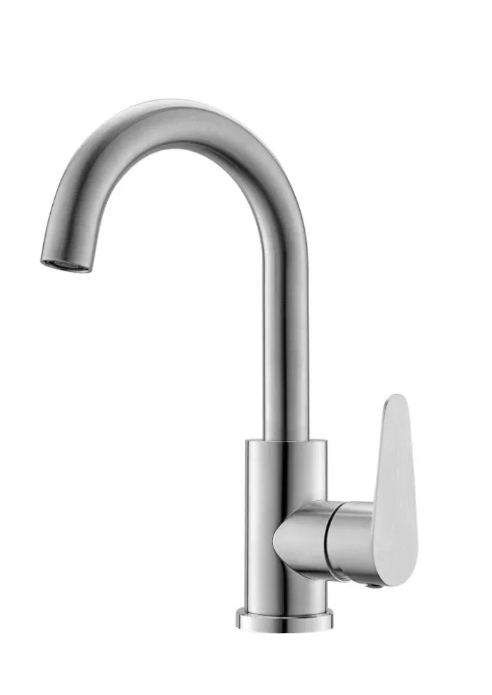 Смеситель Olive’s Olisan Steel ST1002 для раковины сатин