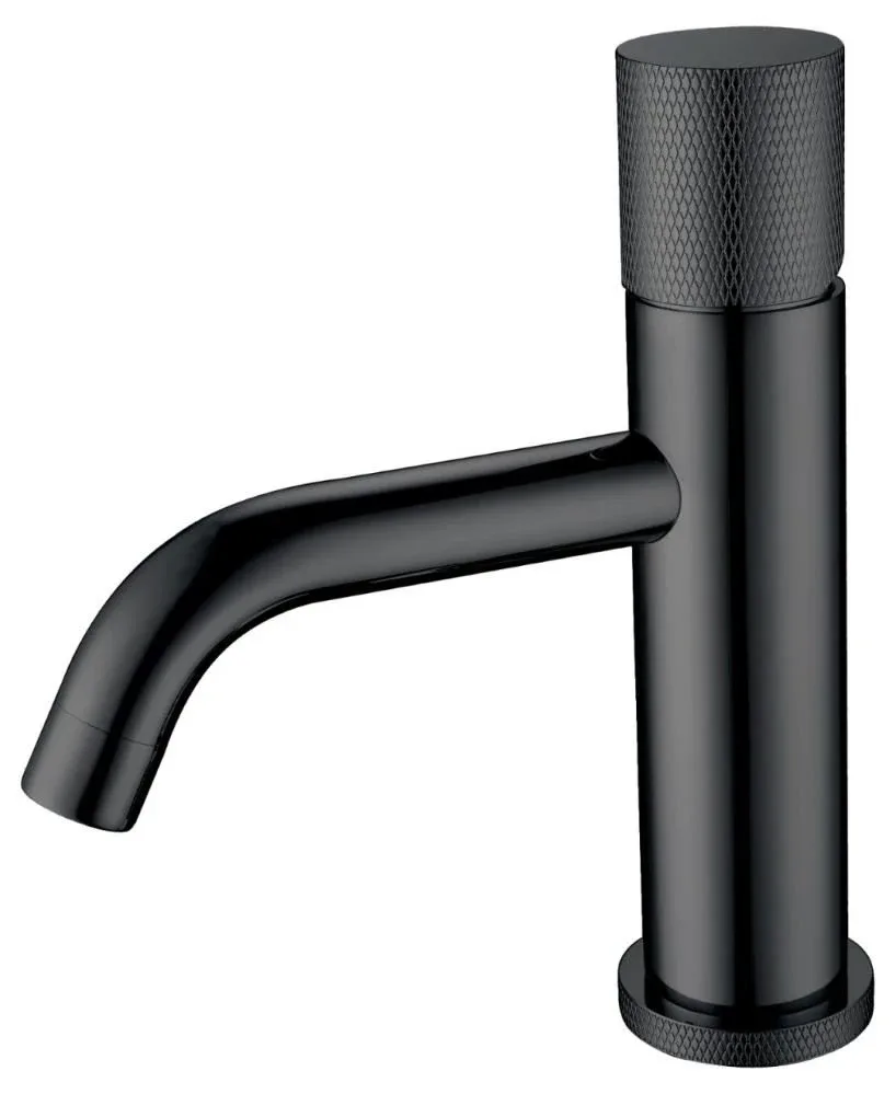 Смеситель Boheme Stick 121-BB.2 для раковины черный матовый ручка Touch