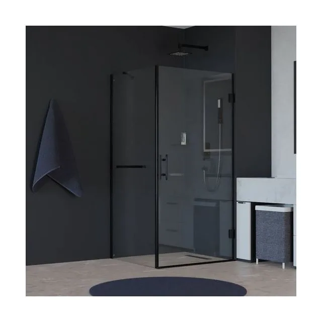 Душевой уголок RGW HO-045-1B (HO-011B + Z-060-2B + O-204B) — 700x900, прозрачное, профиль черный