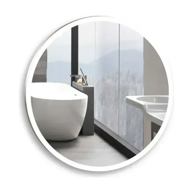 Зеркало Silver Mirrors Perla Voice 77 с Led-подсветкой сенсорный выключатель голосовое управление