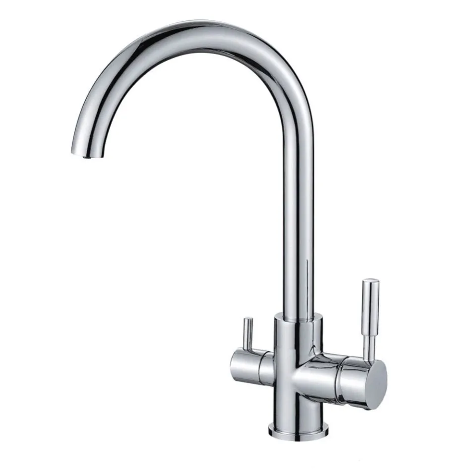 Смеситель Rusant RK3931618-0L для кухни с функцией подключения фильтра хром