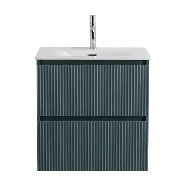 Тумба с раковиной BelBagno Uno-Mini 50 голубая матовая