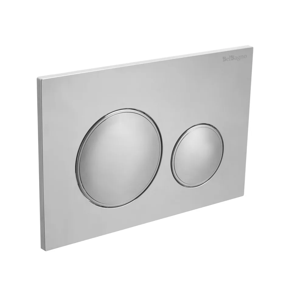 Кнопка смыва BelBagno BB-17C-CRM, хром