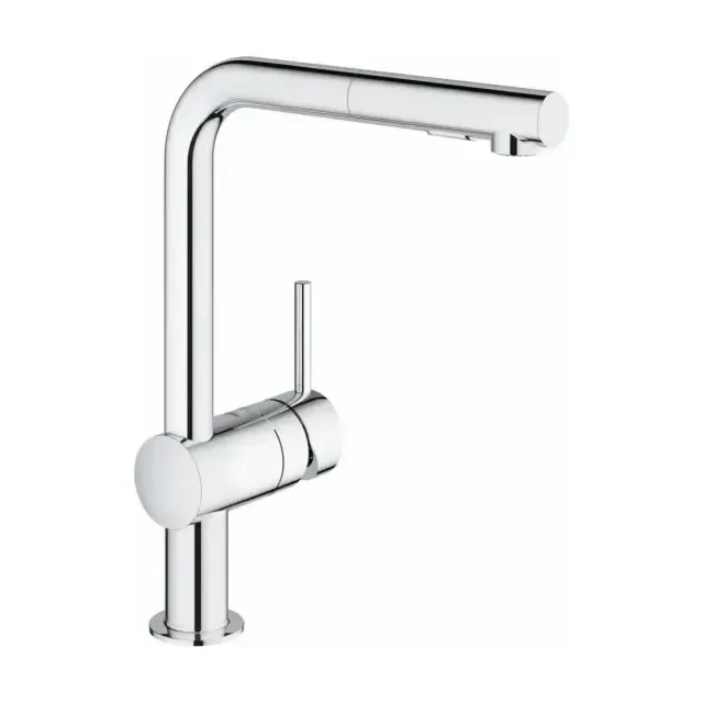 Смеситель Grohe Minta 30274000 для кухни выдвижной излив хром
