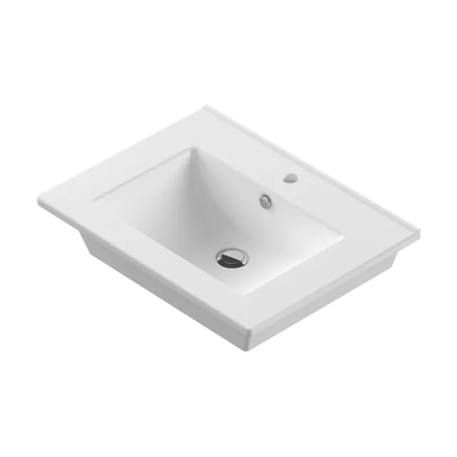 Умывальник мебельный Quadro 60 ВКС Белый S1 SANITA LUXE