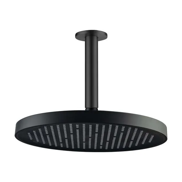 Верхний душ потолочный 260мм AQUATEK, матовый черный AQ2070MB