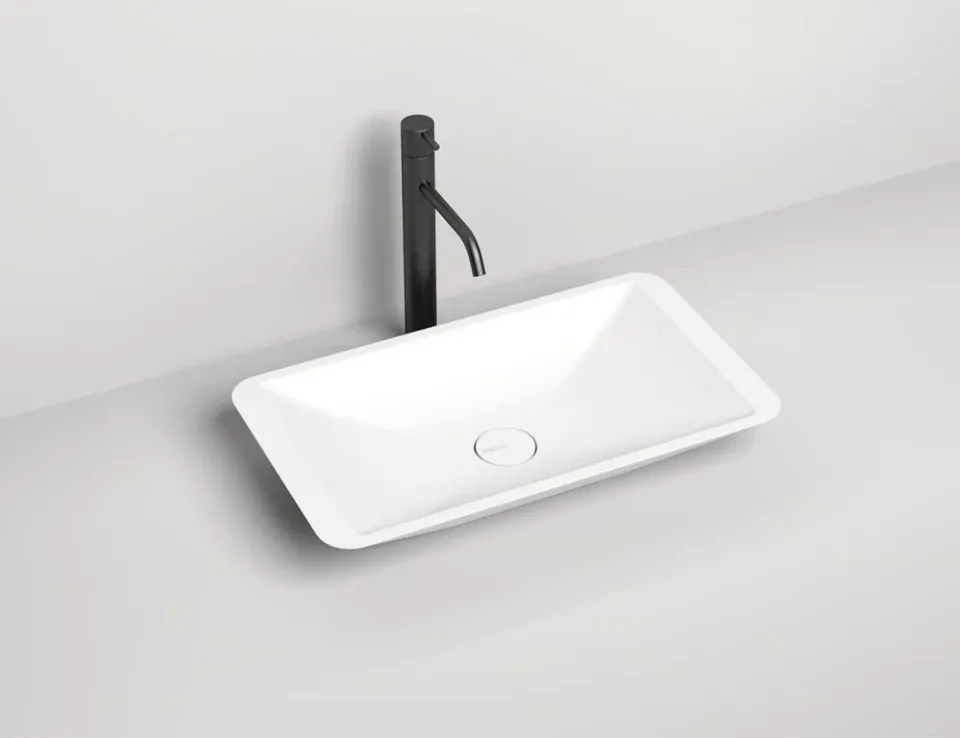 Накладная раковина Salini Callista 03 S-Sense 57*33,5 белый глянец