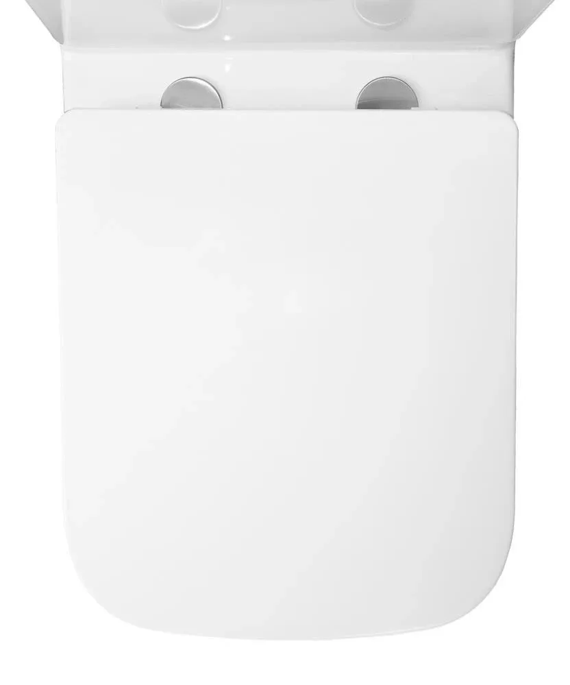 Унитаз-компакт Azario Iris 38*60 безободковый с крышкой-сиденьем микролифт Slim