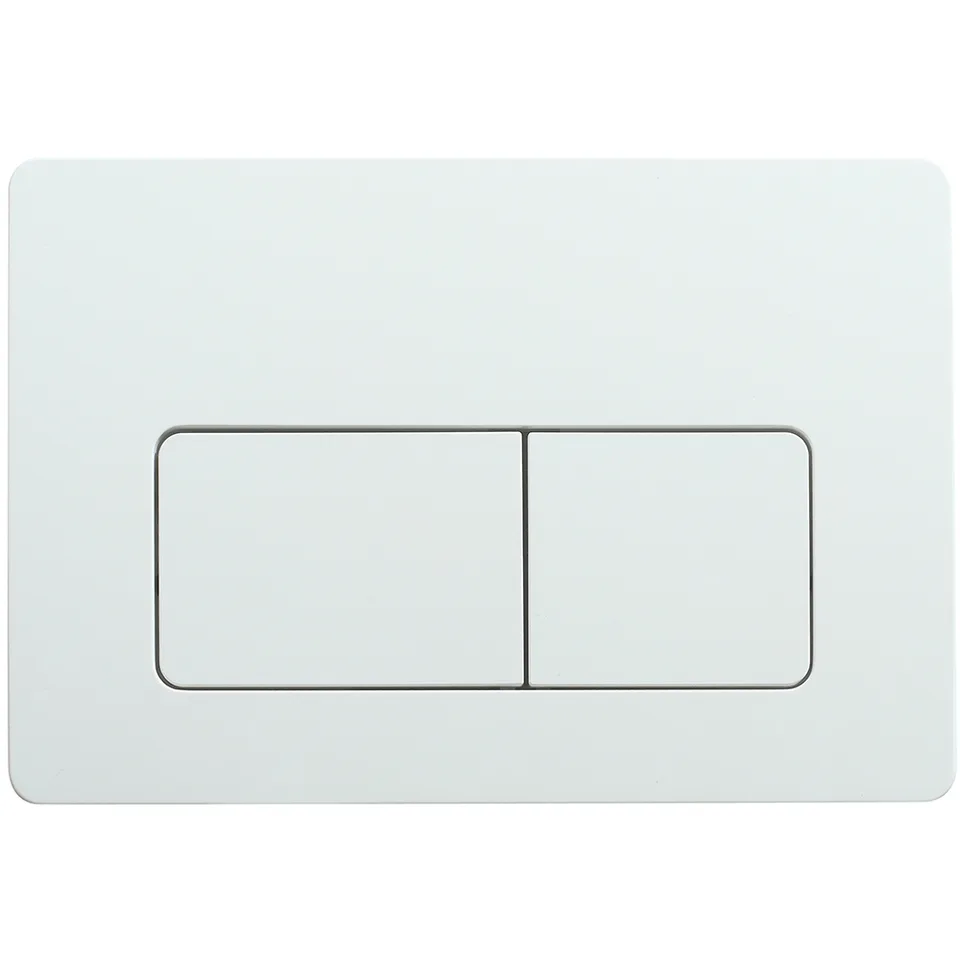 Кнопка смыва Veconi FLUSH V5, FLV5-W, 240х162х9, пластик, белый глянец