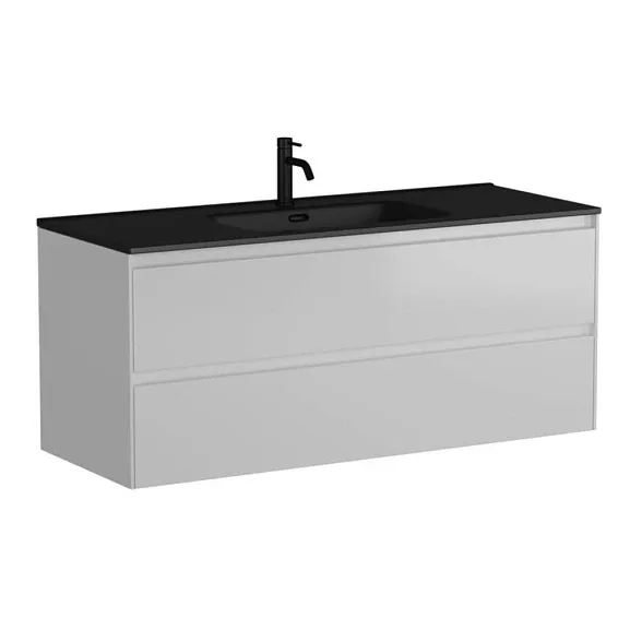 Тумба с раковиной Sancos Cento 120 белая глянцевая CN7006MB рак