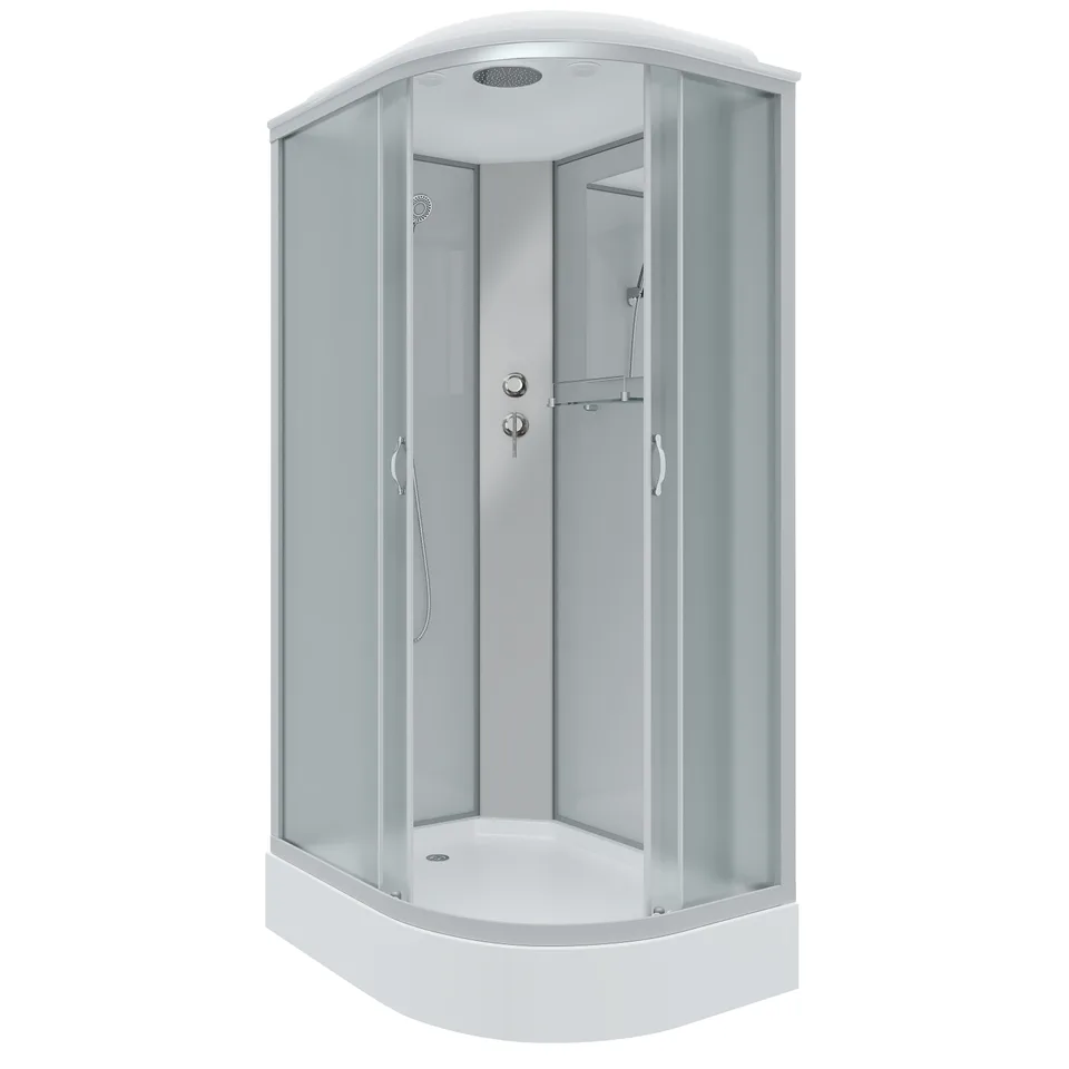 Душевая кабина Niagara Classic NG-3312-14L (120х80х215) низкий поддон(13см),стекло матовое,3 места