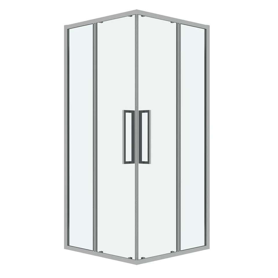 Душевое ограждение Grossman Cosmo 300.K33.02.9090.10.00 (90х90х195) квадрат,раздвижная,хром,стекло прозрачное, 1 место