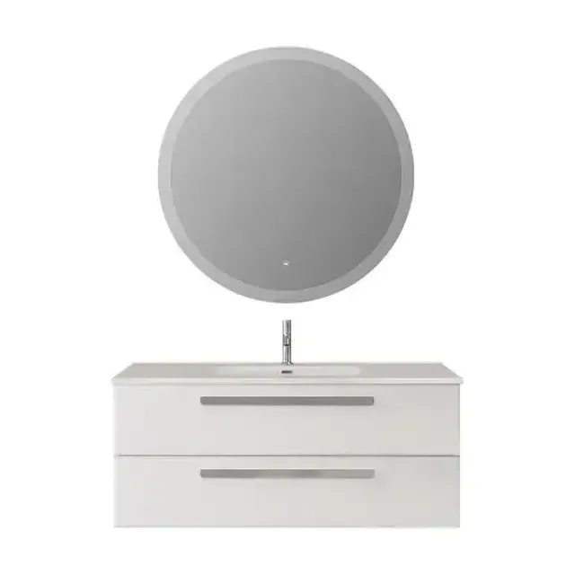 Комплект мебели Cezares Эко-Кер (Eco-Cer) 120 белый матовый (раковина CZR-8095-120)