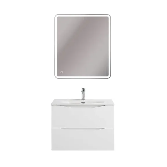 Комплект мебели BelBagno Марино-Кер-Мини (Marino-Cer-Mini) 70 белый матовый