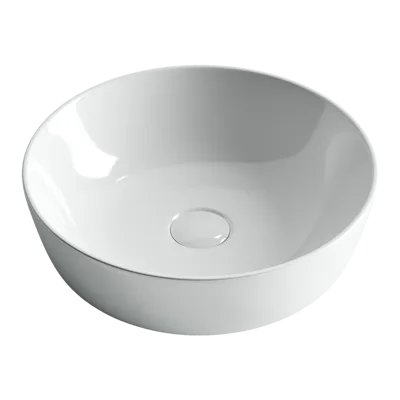 Раковина из сантехнического фарфора Ceramica Nova Элемент (Element) 42 см CN6013 накладная цвет белый