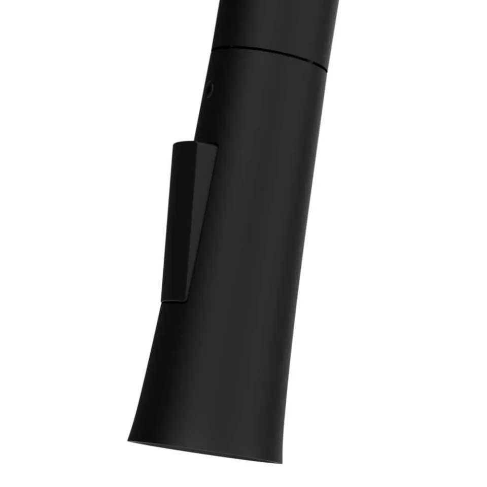 Смеситель Raiber Graceful RPB-011 для кухни выдвижной излив черный