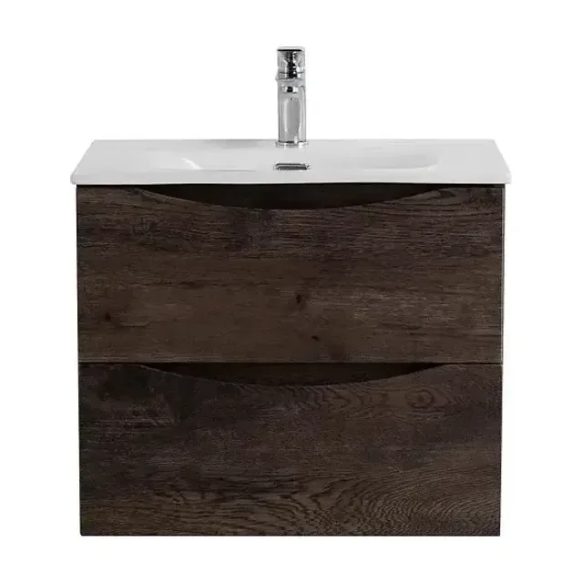 Тумба с раковиной BelBagno Marino-Cer-Mini 50 серый натуральный дуб