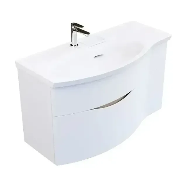 Тумба с раковиной Kerama Marazzi Riva 100 L белая матовая