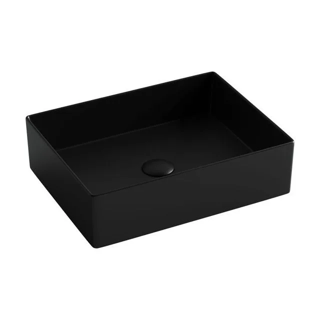 Раковина из сантехнического фарфора Ceramica Nova Элемент (Element) 36 см CN6069MB накладная цвет черный матовый