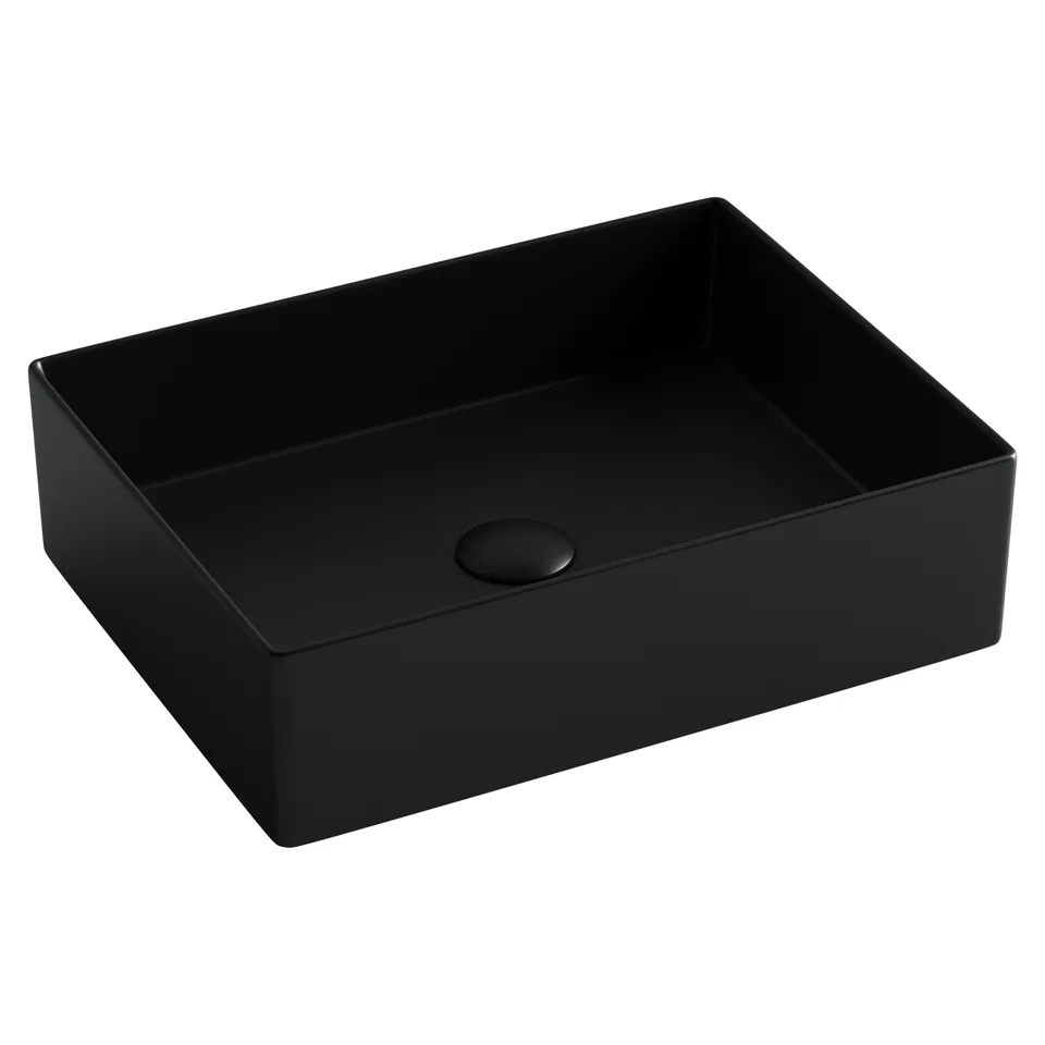 Раковина из сантехнического фарфора Ceramica Nova Элемент (Element) 36 см CN6069MB накладная цвет черный матовый