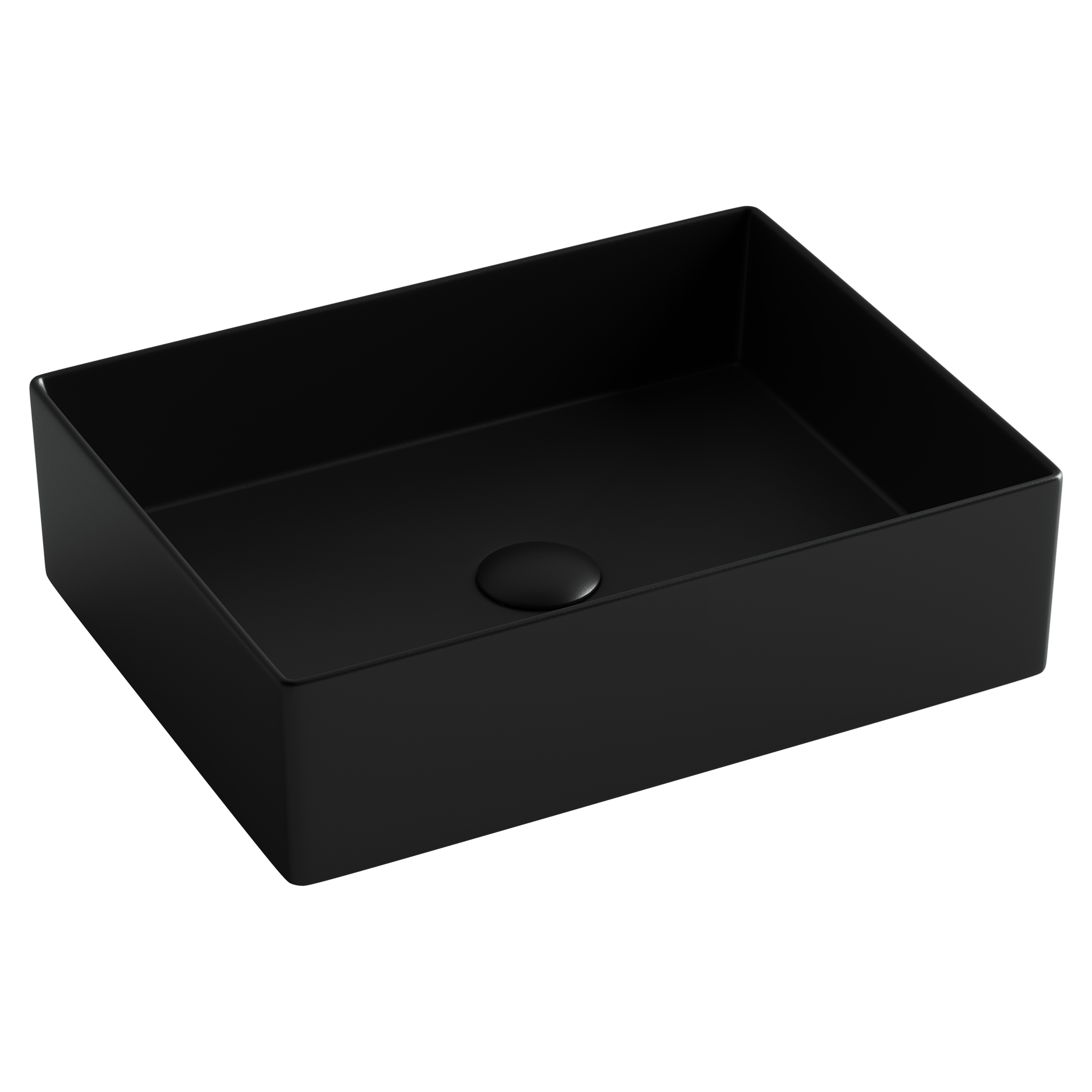 Раковина из сантехнического фарфора Ceramica Nova Элемент (Element) 36 см CN6069MB накладная цвет черный матовый