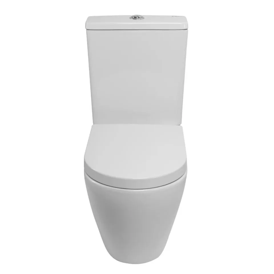 Унитаз-компакт BelBagno Сфера-Тор (Sfera-Tor) 39,5*66,5 безободковый с крышкой-сиденьем микролифт