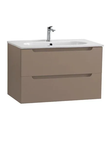 Тумба с раковиной BelBagno Этна (Etna) 80 бежевая матовая (раковина LOV-800-LVB)