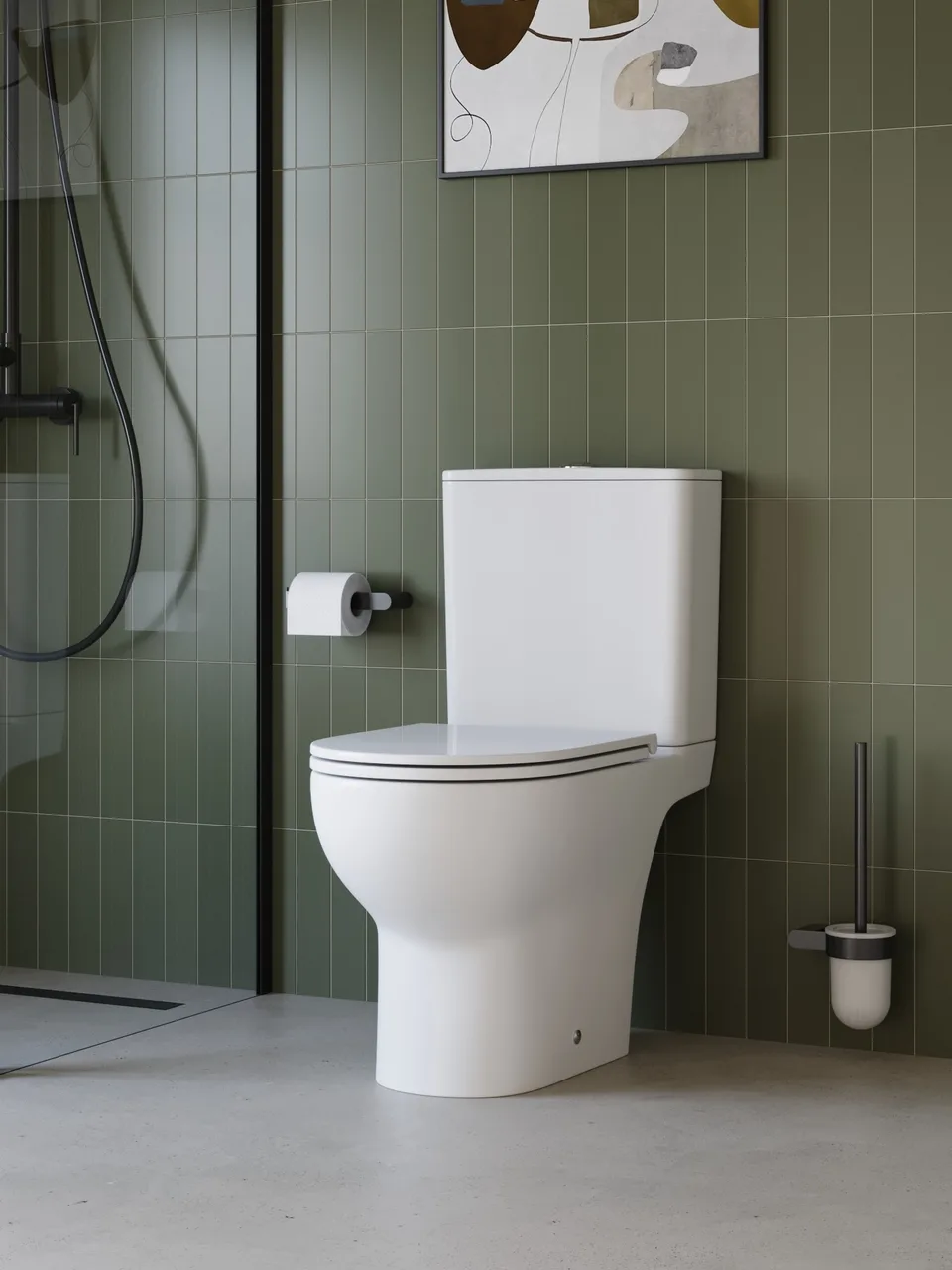 Унитаз-компакт с сиденьем и смывом TORNADO BelBagno LOUNGE-TOR-2 BB2802CP/T-TOR/SC