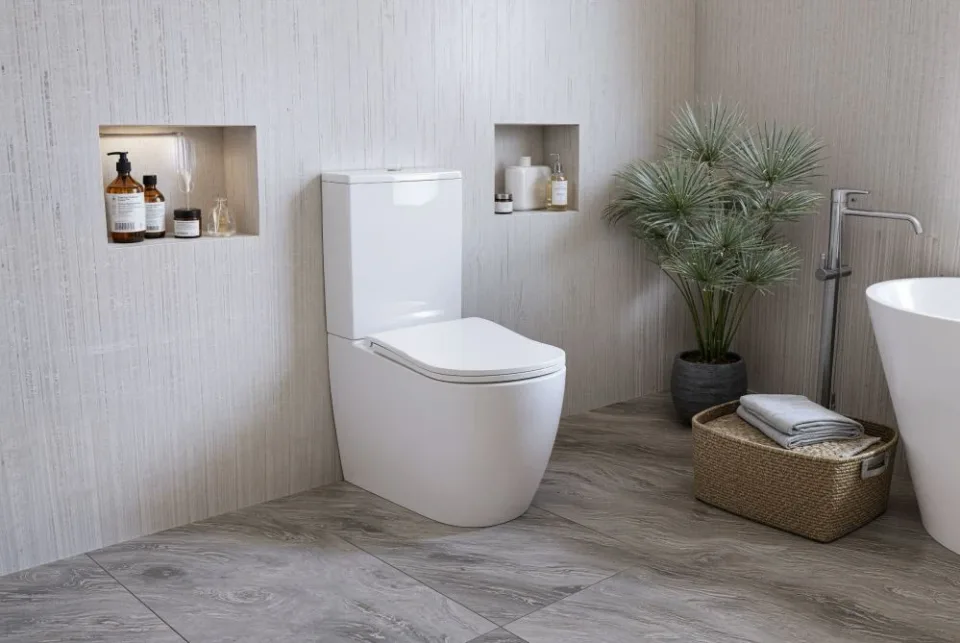 Унитаз-компакт DQ Мюнхен (Munchen) DT1567516 39*67,5 Торнадо безободковый с крышкой-сиденьем микролифт тонкое
