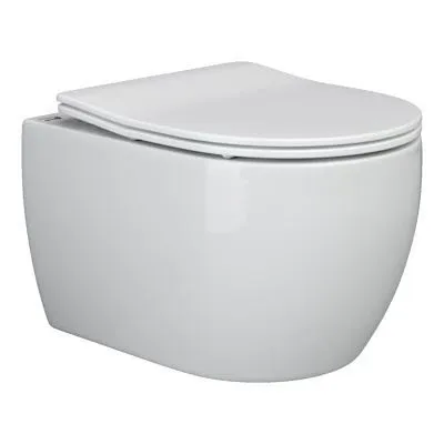 Комплект инсталляции Ceramicanova Envision, унитаз Play Rimless, клавиша смыва Flat хром матовый