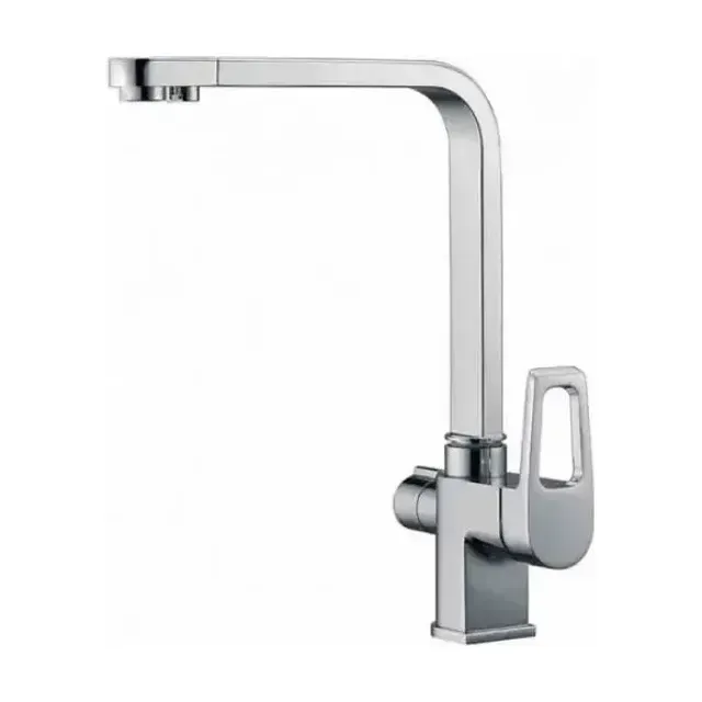 Смеситель Zorg Sanitary для кухни с функцией подключения фильтра хром ZR 334