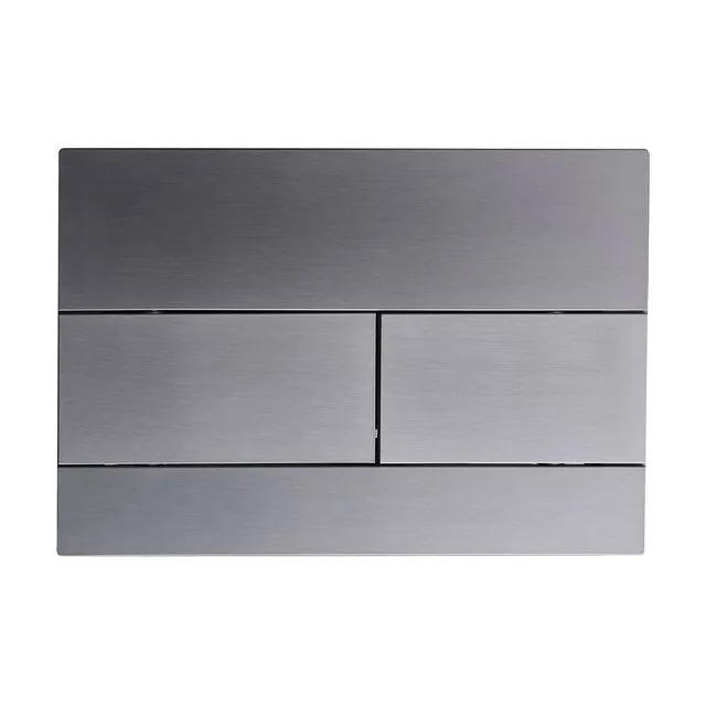 Кнопка смыва Veconi FLUSH V7, FLV7-GM, 240х162х10, пластик, оружейная сталь матовая