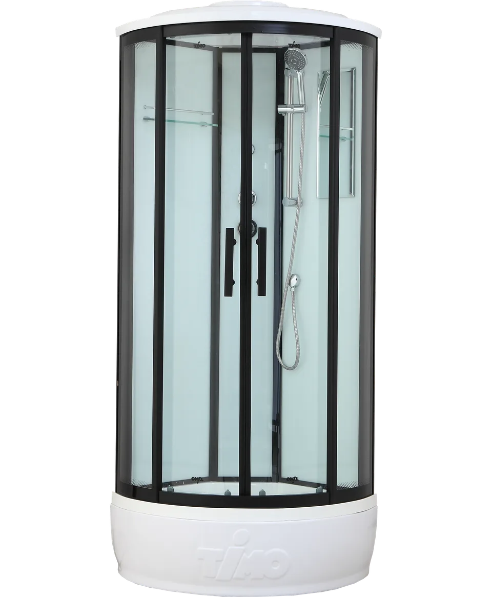 Timo Standart T-6680 Black душевая кабина (80*80*220)