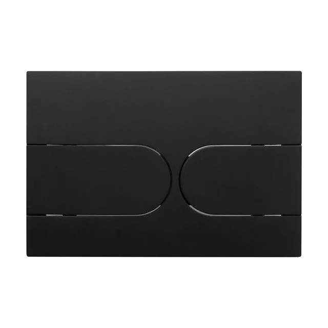 Кнопка смыва Veconi FLUSH V6, FLV6-B, 240х162х10, пластик, черный матовый