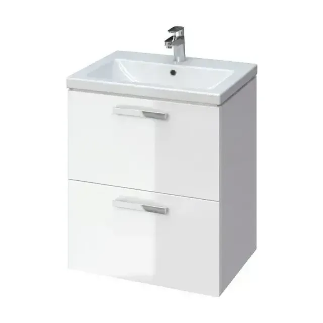 Тумба с раковиной Cersanit Мелар (Melar) 60 белый глянец
