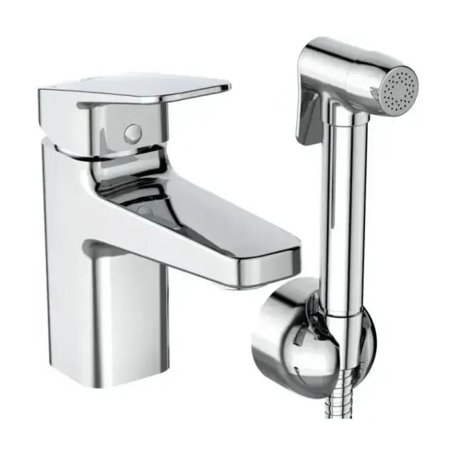 Смеситель Ideal Standard Ceraplan BD231AA для раковины с гигиеническим душем хром