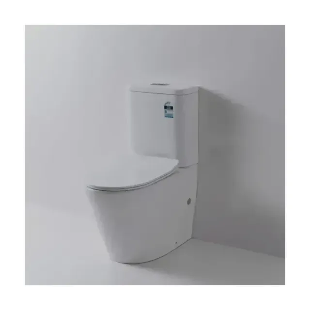 Унитаз-компакт Esbano Alagon 61*36 White безободковый с крышкой-сиденьем микролифт Slim