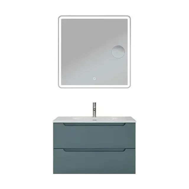 Комплект мебели BelBagno Этна (Etna) 90 голубой матовый (раковина BB-8099-90)