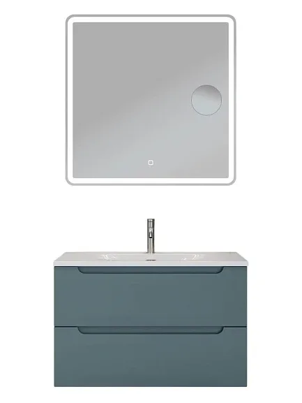 Комплект мебели BelBagno Этна (Etna) 90 голубой матовый (раковина BB-8099-90)