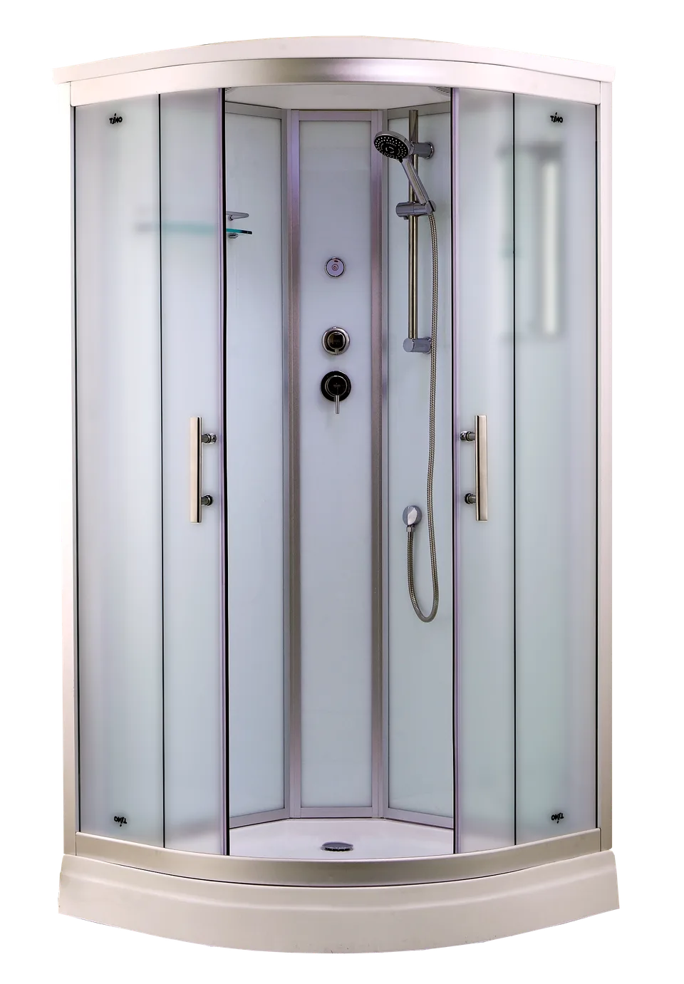 Timo Standart T-6601 Silver Fabric  душевая кабина (100*100*220)