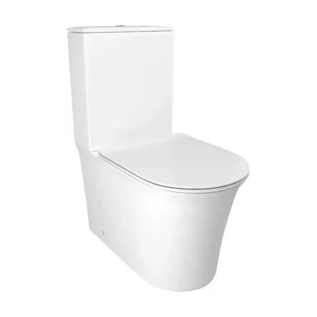Унитаз-компакт Ceruttispa Avisio 38*61 безободковый с крышкой-сиденьем микролифт Slim