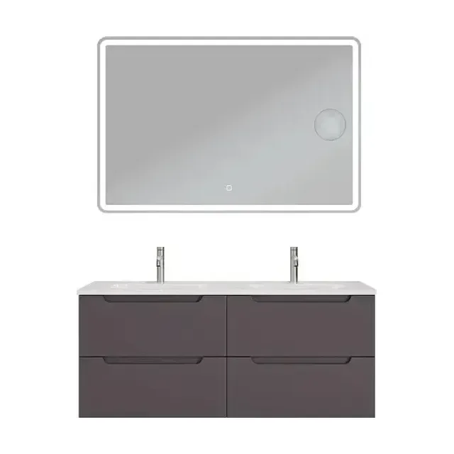 Комплект мебели BelBagno Этна (Etna) 120 темно-серый матовый (раковина BB-8099-120-2)
