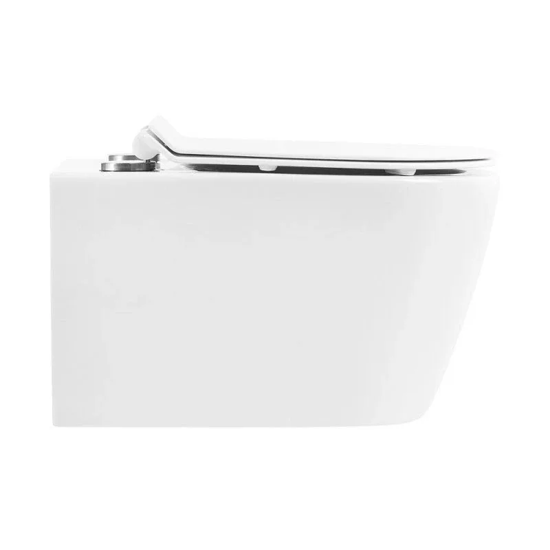 Подвесной унитаз BelBagno Марино (Marino) BB105CHR 36*52 безободковый с крышкой-сиденьем BB2111SC