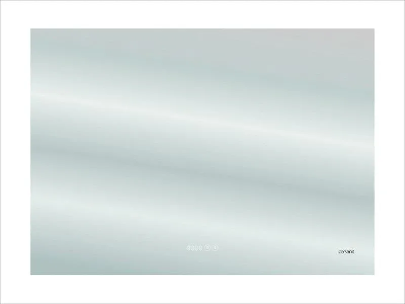 Зеркало Cersanit 060 Дизайн Про (Design Pro) 80 с LED подсветкой и часами