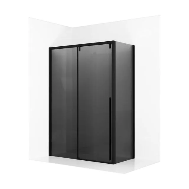 Душевое ограждение Ambassador Intense 110022204IBB-110IBB (150х110х200) прямоугольник,черный,стекло тонированное,раздвижная