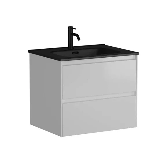 Тумба с раковиной Sancos Cento 60 белая глянцевая CN7001MB рак