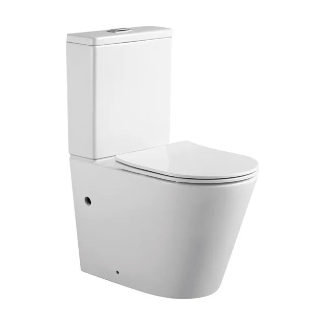 Унитаз-компакт напольный безободковый с бачком AQUATEK ВЕГА AQ2904-00 630*385*815 мм, горизонтальный выпуск, тонкое сиденье с механизмом плавного закрывания, крепеж